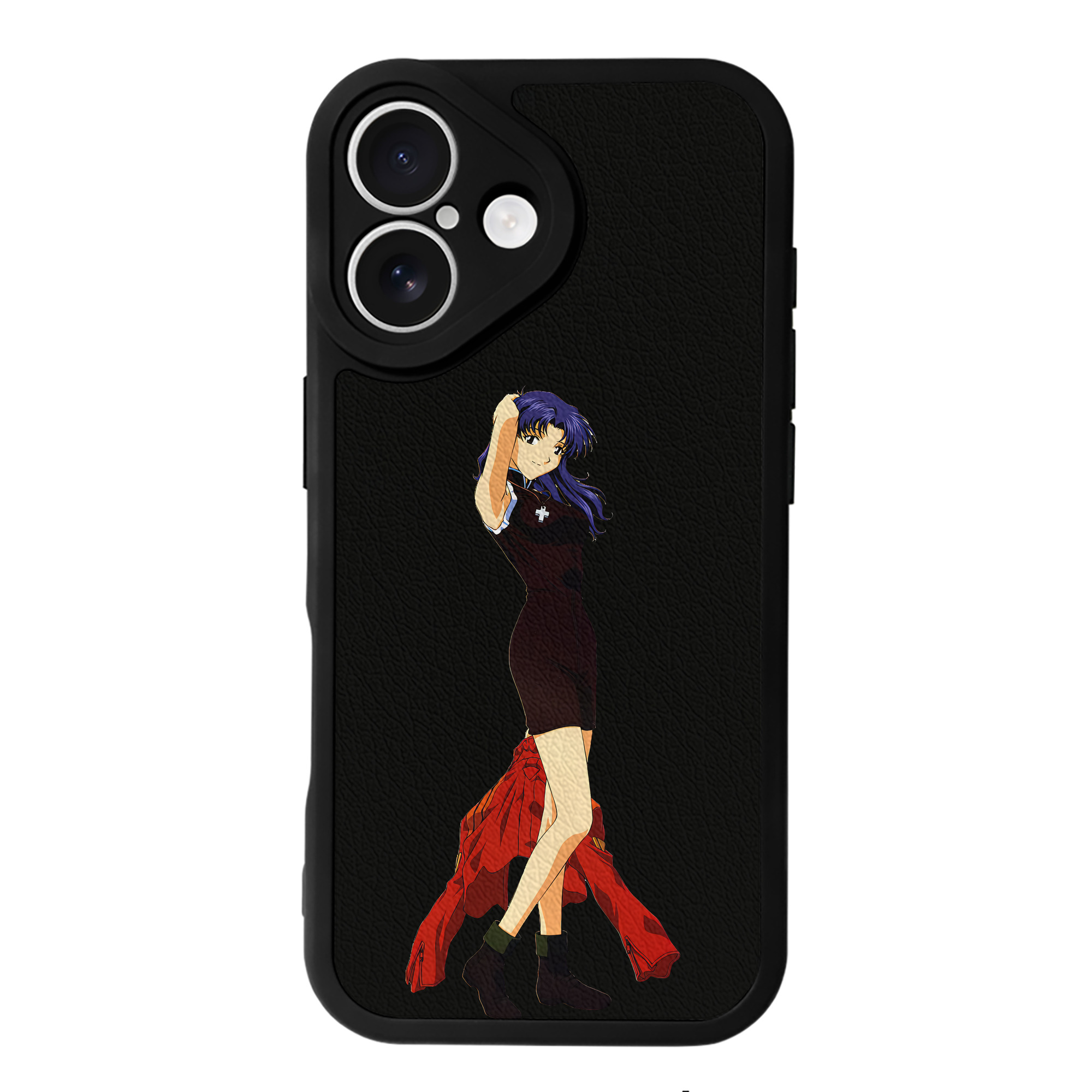 （画像用） EVA 新世紀エヴァンゲリオン 【iPhone 16シリーズ対応】シリコンスマホケース（レザー調） 材質：シリコン